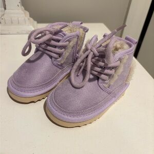 Cozy Purple Kids Boots